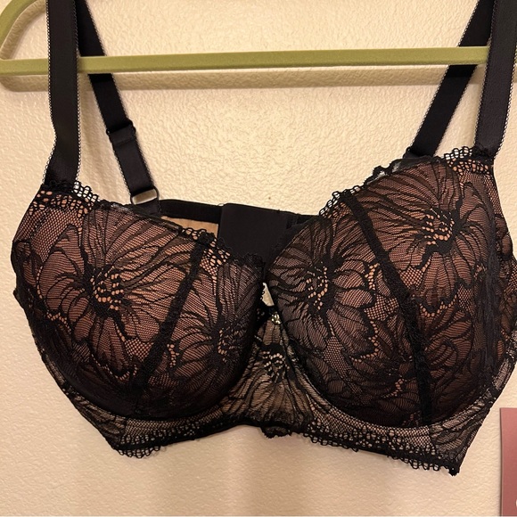 Camio Mio Black Lace Underwire Bra 40DDD NEW With Tags - Picture 3 of 12